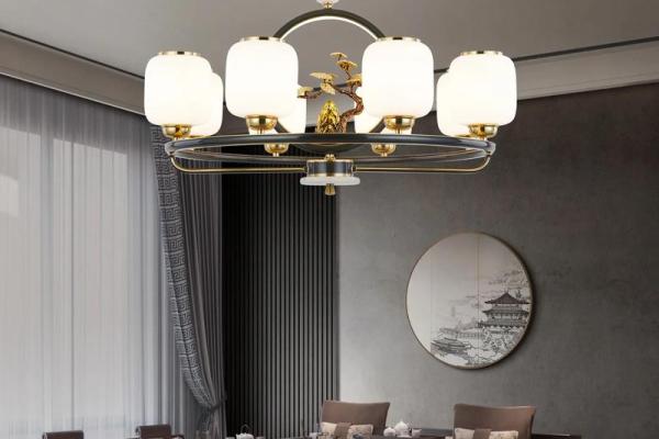 风水客厅装什么灯最旺财水晶吊灯吗