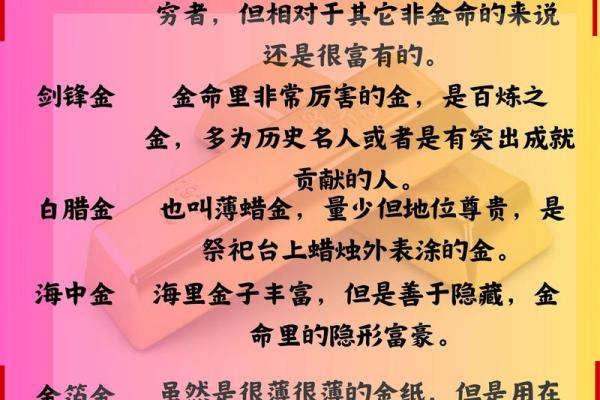 五行金命的人家里不能放什么风水禁忌 五行金命的人家里不能放什么风水禁忌