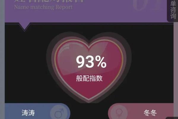 情侣姓名结婚配对测试 情侣测试姓名配对准？
