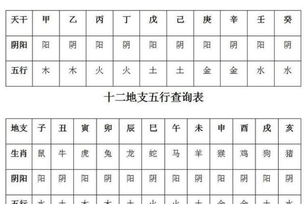 查询八字五行