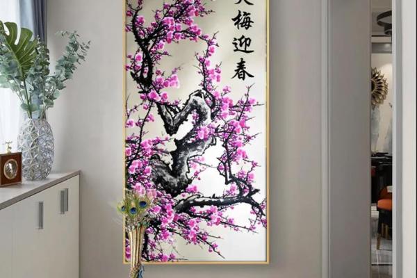 梅花风水_我秀了一副两米多的霜雪梅花图按风水是挂在西墙上好还是东墙上好 梅花风水_我秀了一副两米多的霜雪梅花图按风水是挂在西墙上好还是东墙上好
