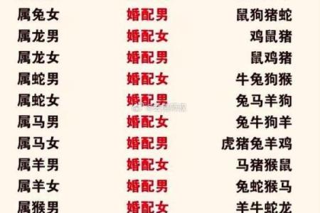 算命婚姻属相配对口诀女