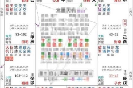 紫微斗数诸星落诸宫之：福德宫