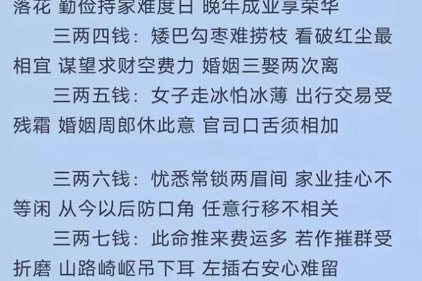 袁天罡男女称骨算命:四两五钱命运详解 袁天罡男女称骨算命:四两五钱命运详解
