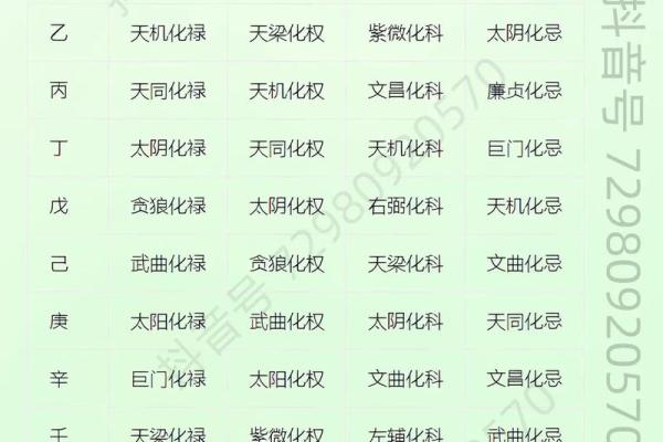 紫薇斗数流年太阳化忌