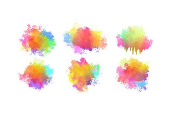 古风水彩笔刷 PS古风水彩笔刷