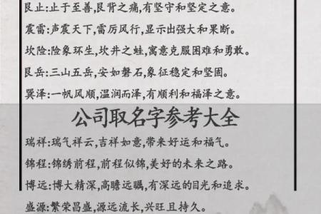 公司名字免费测试大全