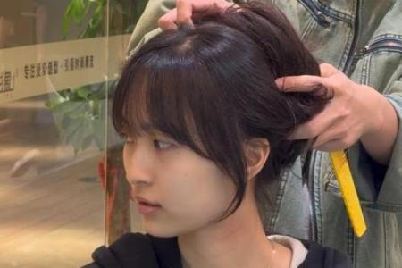 八字刘海怎么打理