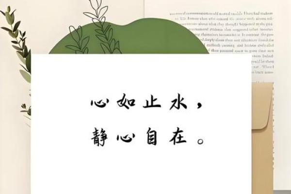 静心八字句 静心八字句