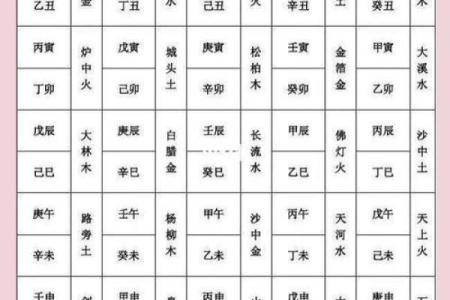 纳音与八字