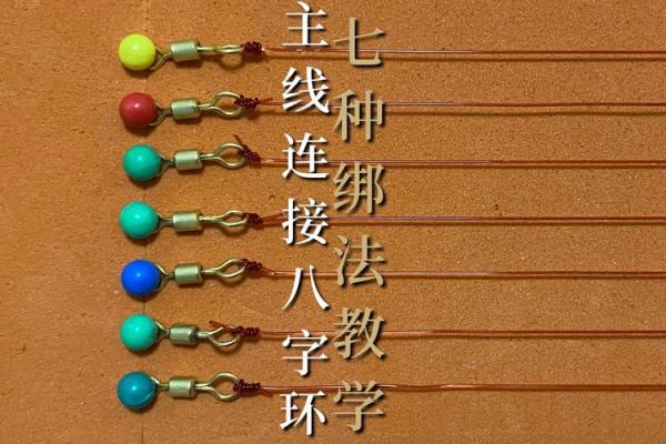 子线与八字环的绑法 子线与八字环的绑法